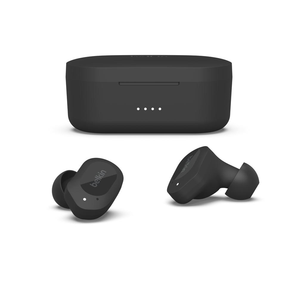 Audífonos True Wireless Belkin Negros con Bluetooth