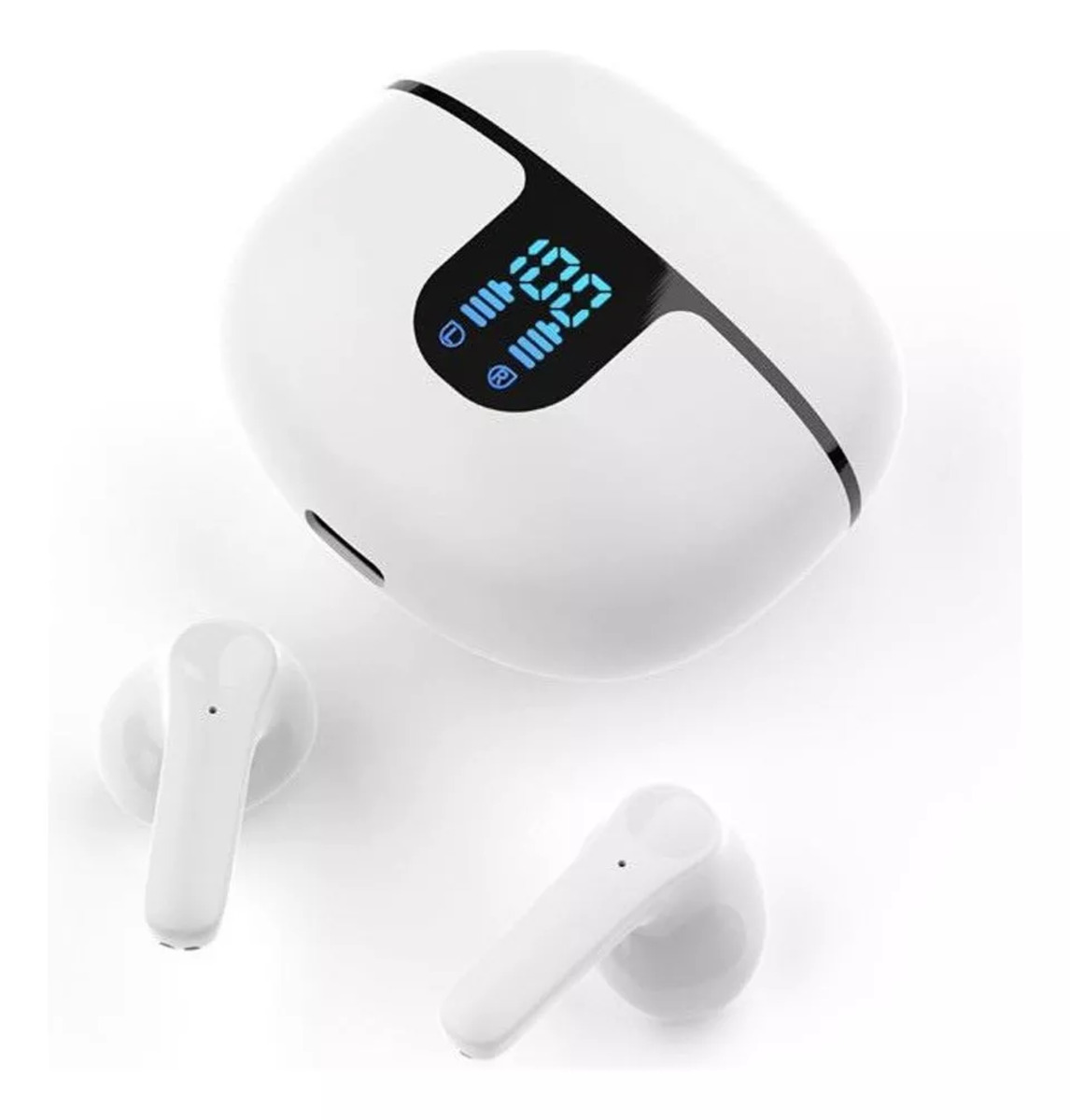 Foto 4 pulgar | Audífonos Manos Libres Bluetooth S61 Fralugio 5.3 Bt Cvc 8.0 Blanco
