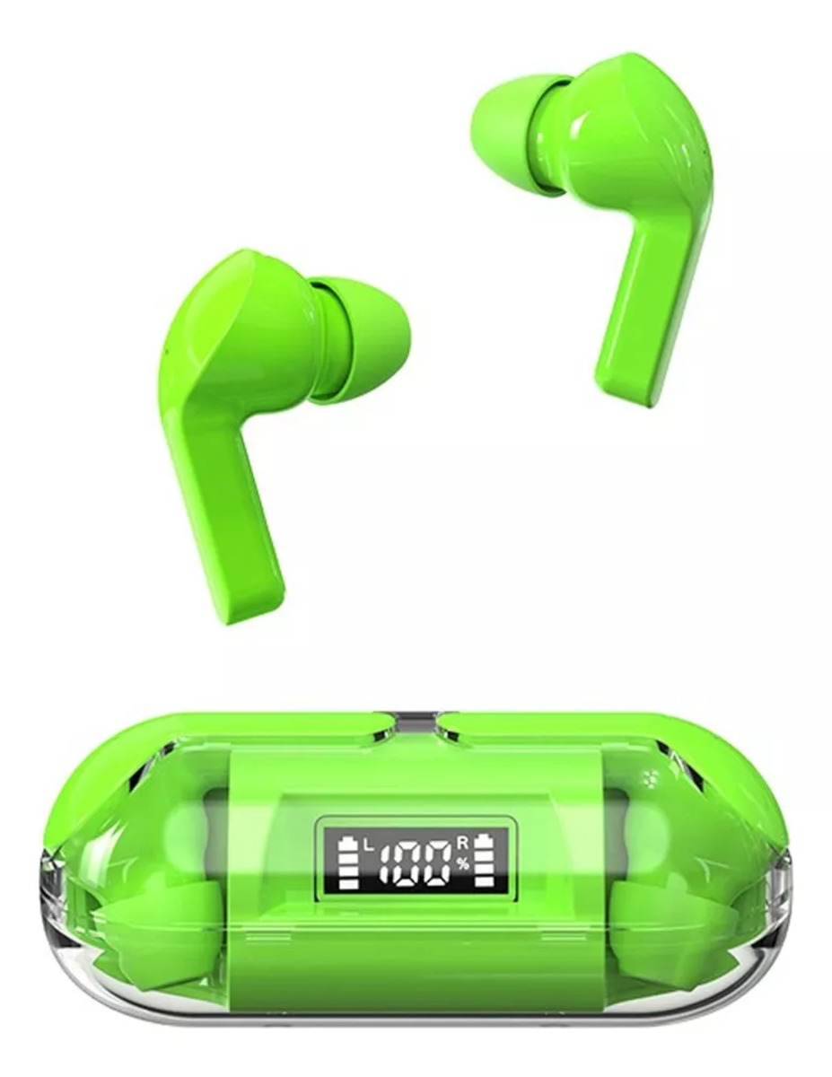 Foto 2 pulgar | Manos Libres Audífonos Bluetooth 5.3 Tm20 Fralugio Tws color Verde