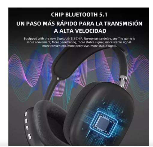 Foto 3 | Audífonos Gamer Inalámbricos Diadema Color Rojo