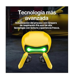 Foto 3 | Audífonos Inalámbricos Bluetooth 5.2 Gamer con Luz Led Amarillo
