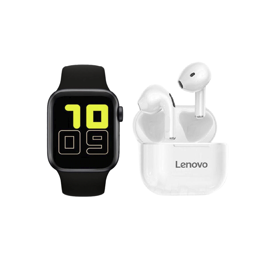 Audífonos Trie Wireless Lenovo Lp40+ Smartwatch T-500