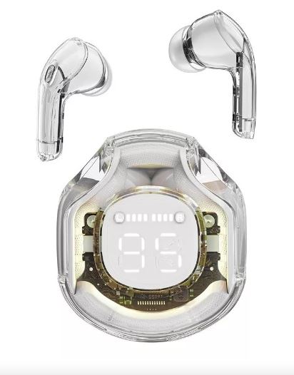 Foto 2 pulgar | Audífonos Wünd In-ear Inalámbricos T8 Blanco con Luz Led Blanco