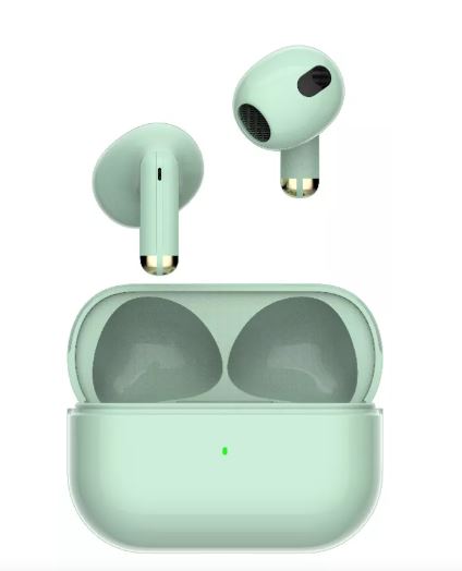 Audífonos Wünd In-ear Gamer Inalámbrico Mini Verde con Luz Led