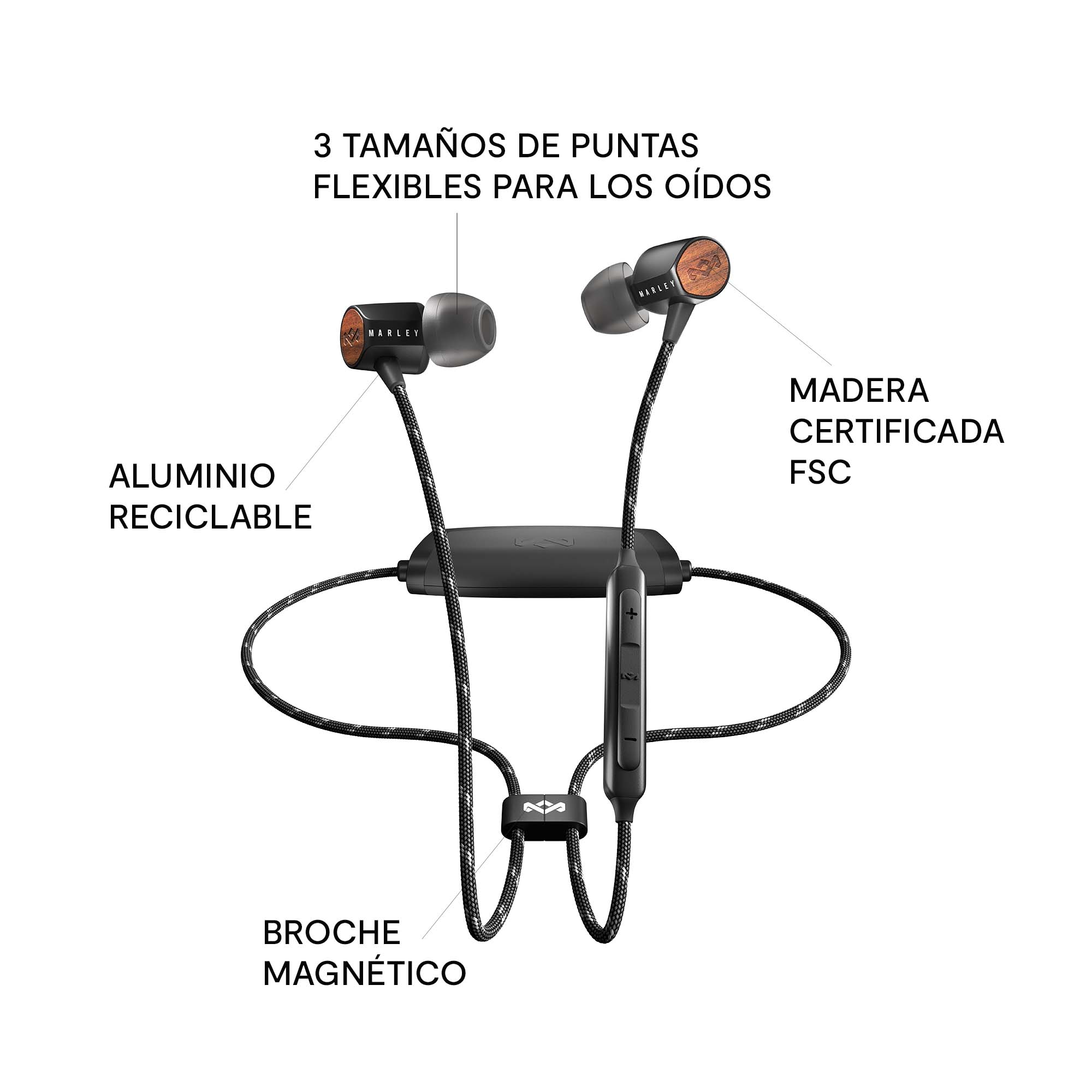 Foto 4 pulgar | Audífono Bluetooth House Of Marley Uplift 2 con Micrófono