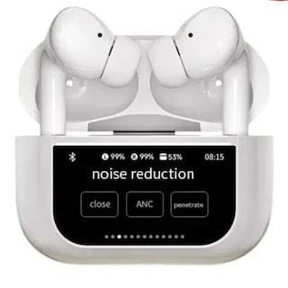 Foto 1 | Audífonos Inalámbricos Inteligentes E9 Pods By Ns Tech Bluetooth 5.4 Cancelación Activa De Ruido
