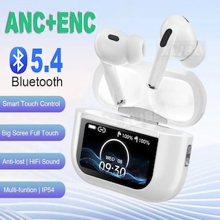 Foto 2 | Audífonos Inalámbricos Inteligentes E9 Pods By Ns Tech Bluetooth 5.4 Cancelación Activa De Ruido