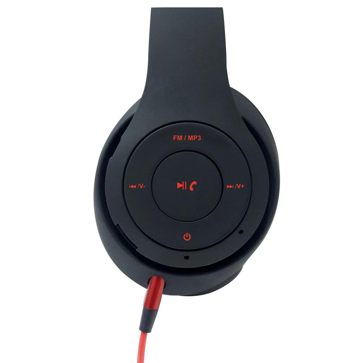 Foto 3 pulgar | Audífonos Bluetooth Select Sound Tipo Dj Radio Fm Bth024