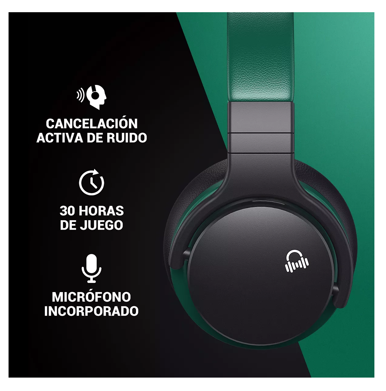 Foto 2 | Auricular Inalámbrico Cowin E7c Rojo Bluetooth 5.0 Verde