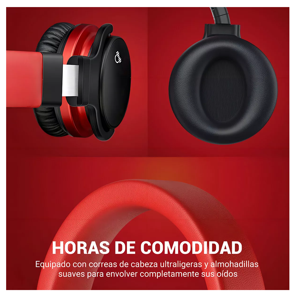 Foto 5 pulgar | Auriculares Inalámbricos Cowin E7c Bluetooth 5.0 Rojo