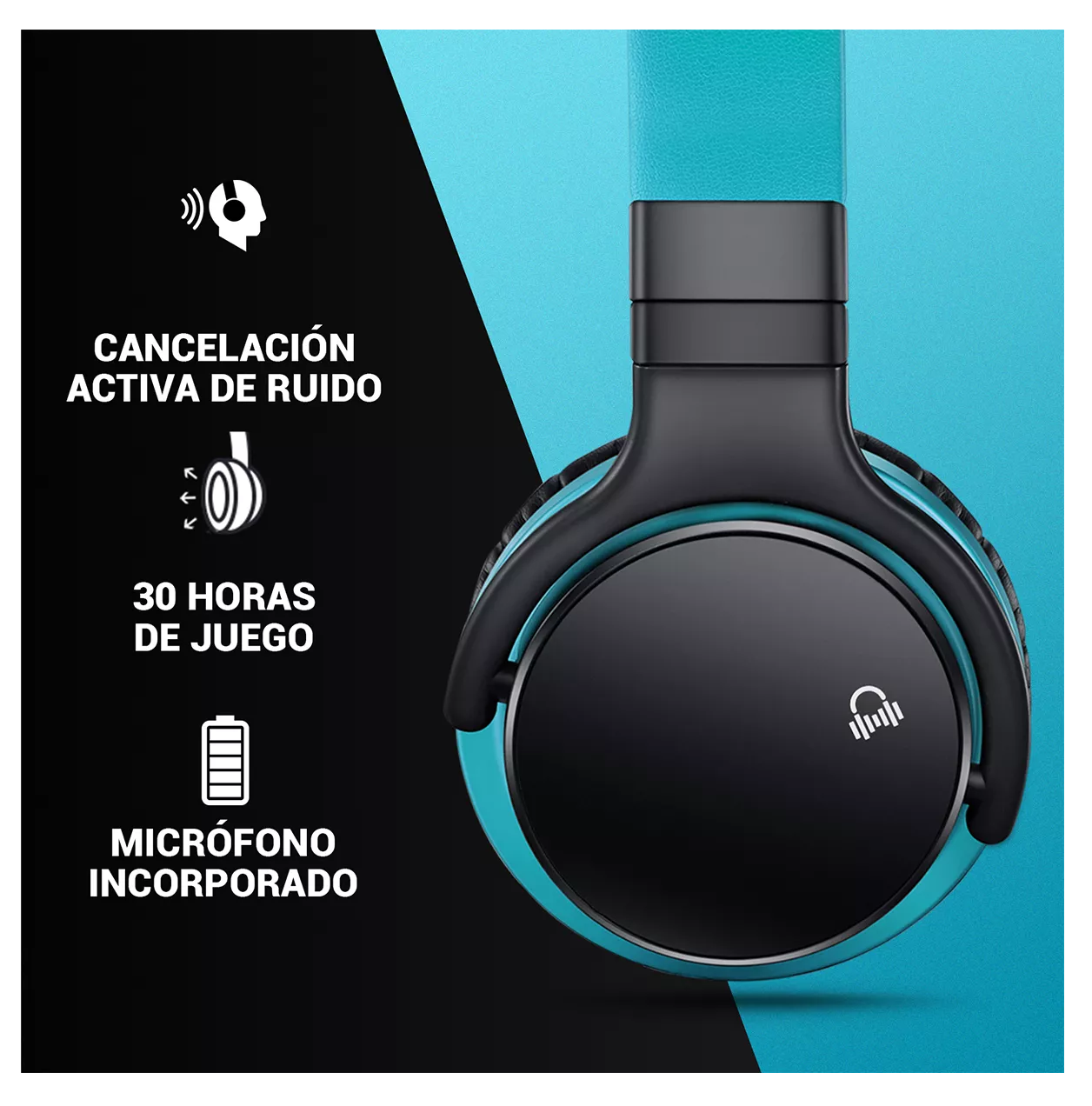 Foto 4 | Auricular Inalámbrico Cowin E7c Rojo Bluetooth 5.0 Azul