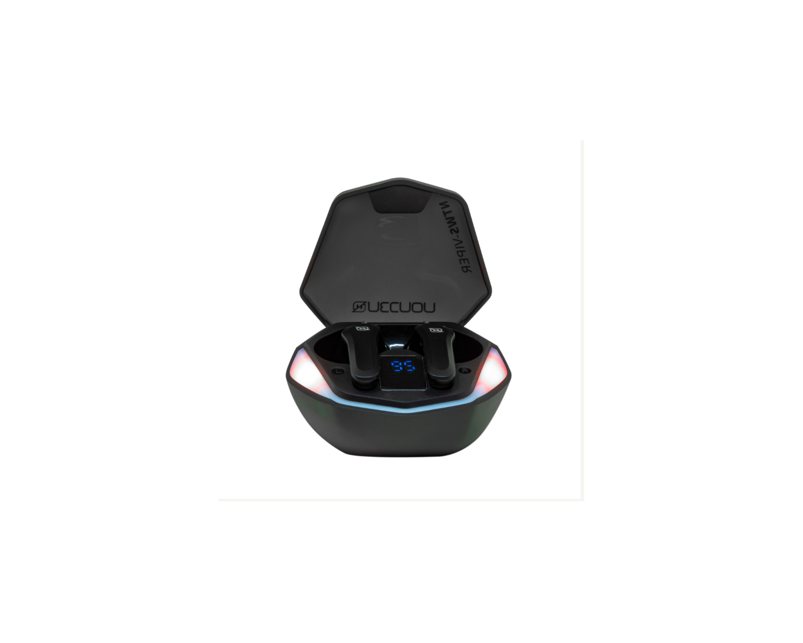 Foto 4 pulgar | Ntws-viper Negro Earbuds