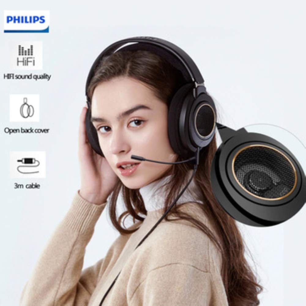 Foto 4 pulgar | Auriculares Philips Shp9600mb Para Colocar Sobre Las Orejas Con Micrófono Para Grabar - Venta Internacional.