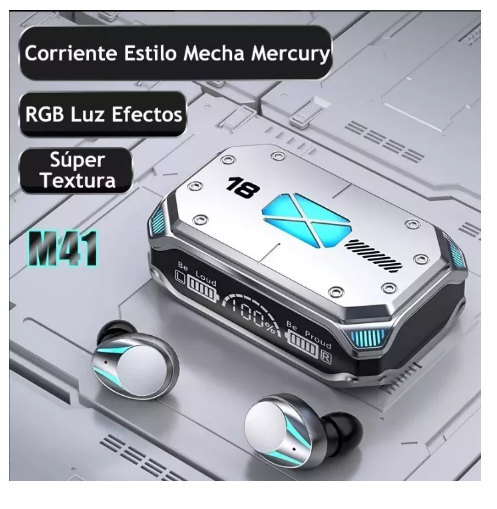 Foto 4 | Audífonos Bluetooth M41 Tws Hd Reducción Ruido Audicularer Color Gris