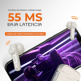 Foto 4 | Audífonos Gamer Binden Dark Vórtex Semi In Ear Con Cancelación De Ruido