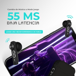 Foto 4 | Audífonos Gamer Binden Dark Vórtex Semi In Ear Con Cancelación De Ruido
