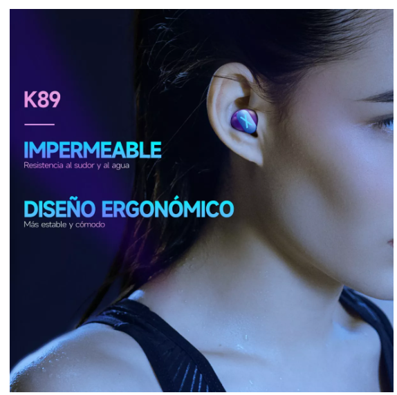 Foto 2 | Audífonos Bluetooth Wünd Gamer K89 Reducción De Ruido