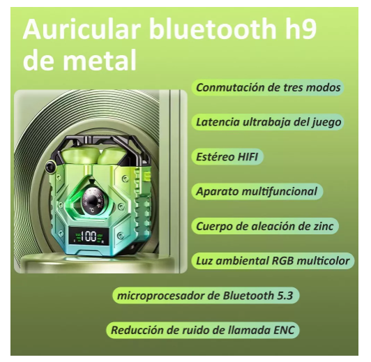 Foto 4 pulgar | Audífonos Bluetooth In-ear Gamer K89 Reducción De Ruido  Wünd