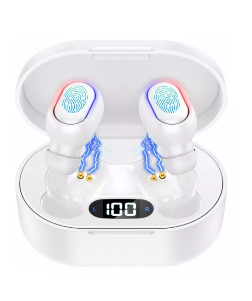 Audífonos In-ear Inalámbricos Bluetooth 5.3 Con Micrófonos 1hora A8s Tws Blanco Wünd