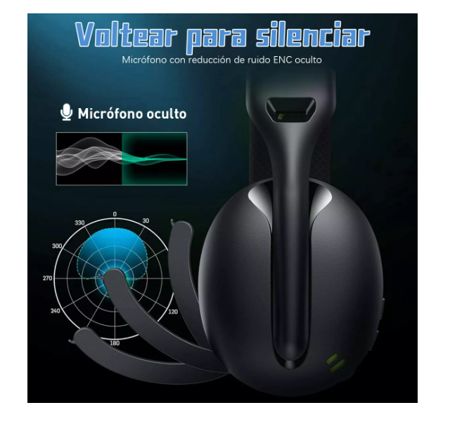 Foto 4 pulgar | Auriculares Inalámbricos Diadema Gamer Bluetooth Headset Wünd