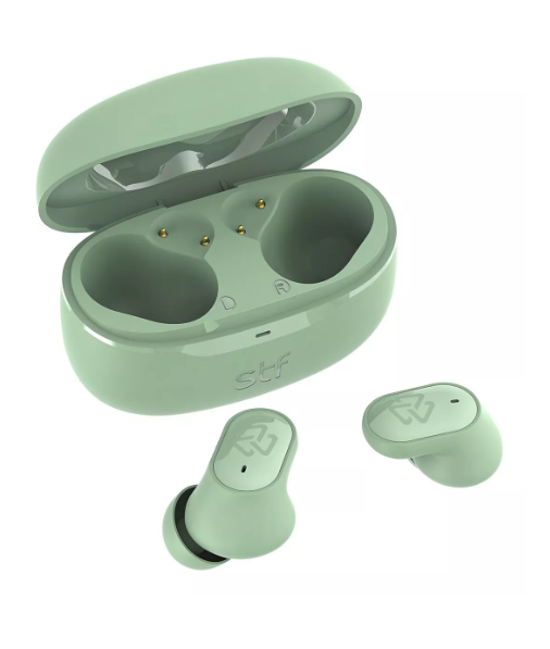 Audífonos Inalámbricos True Wireless Stf Dune 42 Horas Color Verde Claro