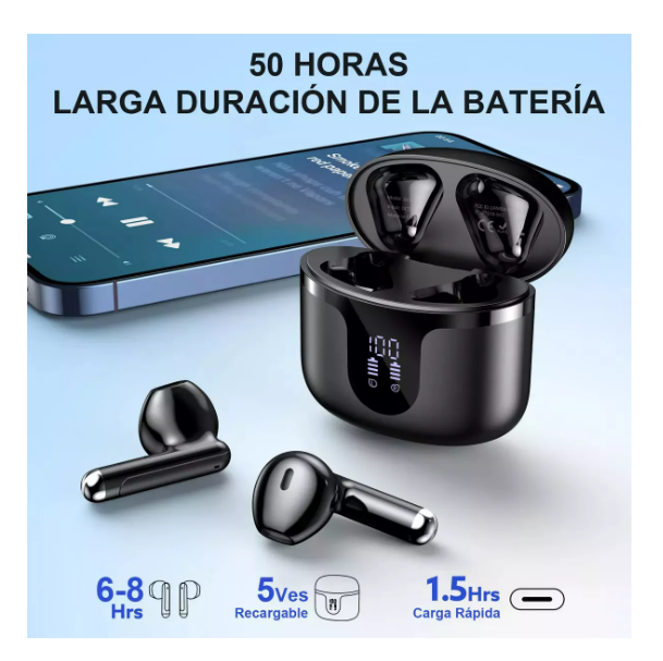 Foto 5 pulgar | Audífonos In-ear Inalámbricos True Wireless Earbuds Enc+anc Wünd