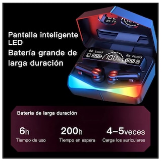 Foto 2 | Audífonos Inalámbricos M28 Tws Bluetooth 5.1 Reducción Ruido Color Negro