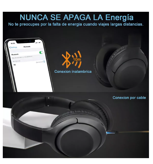 Foto 3 pulgar | Audífonos Bluetooth Wünd  Inalámbricos De Diadema Con Activa Cancelación Ruido Y Micrófono Integrado Kuiiyer E301