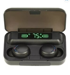 Foto 1 | Auriculares Wünd Gamer Inalámbricos Tws F9-5 Bth-f9-5 Negro Con Luz Led