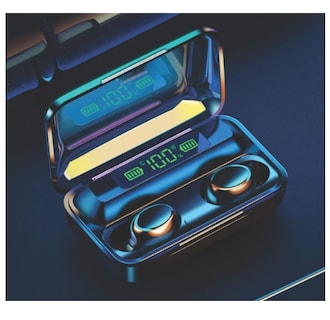 Foto 4 | Auriculares Wünd Gamer Inalámbricos Tws F9-5 Bth-f9-5 Negro Con Luz Led