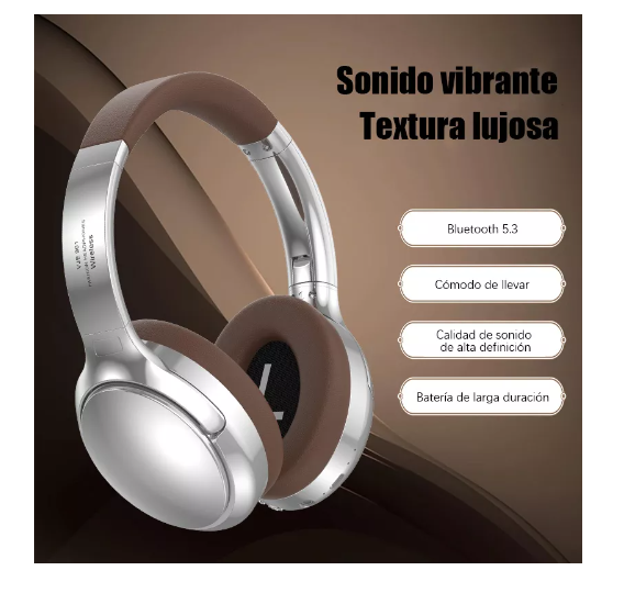 Foto 5 pulgar | Audifonos Cancelacion Wünd Ruido Diadema Inalámbrico Bluetooth