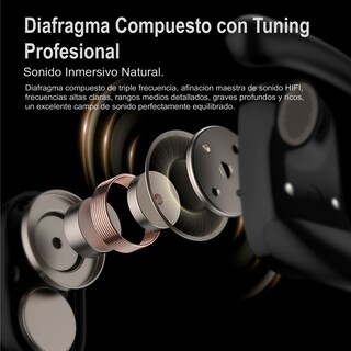Foto 5 | Audífonos Langsdom Impermeables TS19 para Deporte Negros