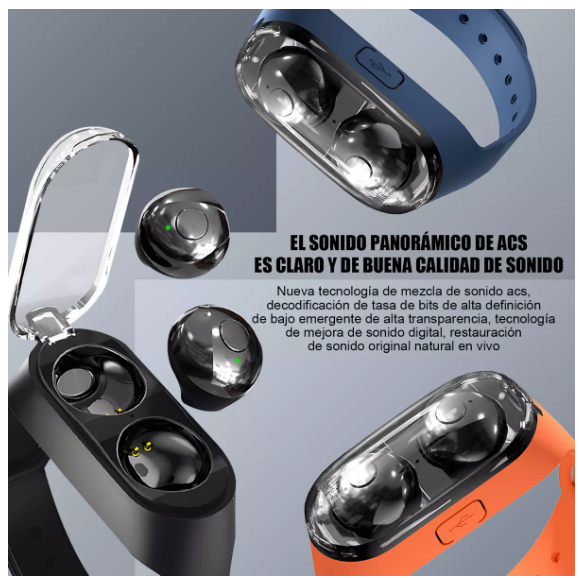 Foto 3 pulgar | Pulsera con Audífonos Inalámbricos Wünd con Bluetooth