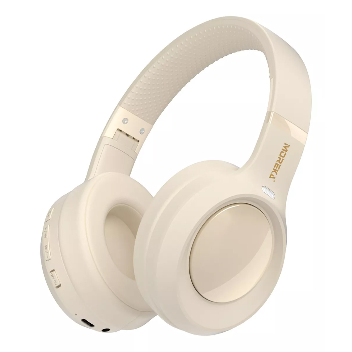 Audífonos Inalámbricos Over Ear Bluetooth 5.4 Gamer Beige