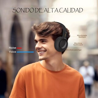 Foto 6 | Audífonos Inalámbricos Over Ear Bluetooth 5.4 Gamer Beige