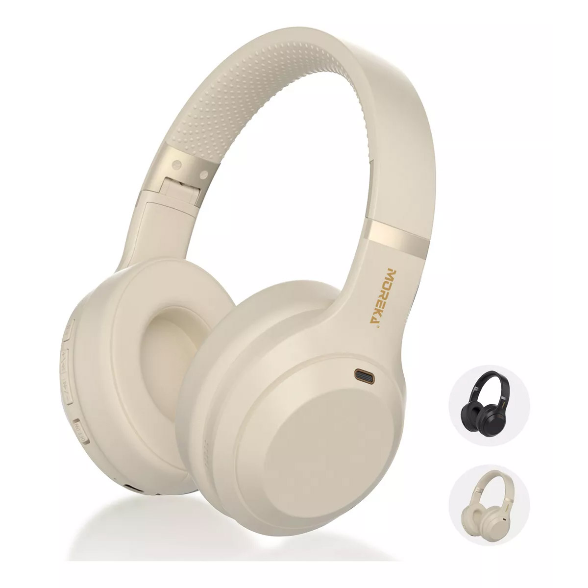 Foto 1 | Audífonos Inalámbricos Over Ear Bluetooth 5.4 Gamer Beige