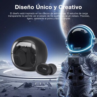 Foto 2 | Audífonos Inalámbricos In Ear 1 Hora Bluetooth 5.3 Negros