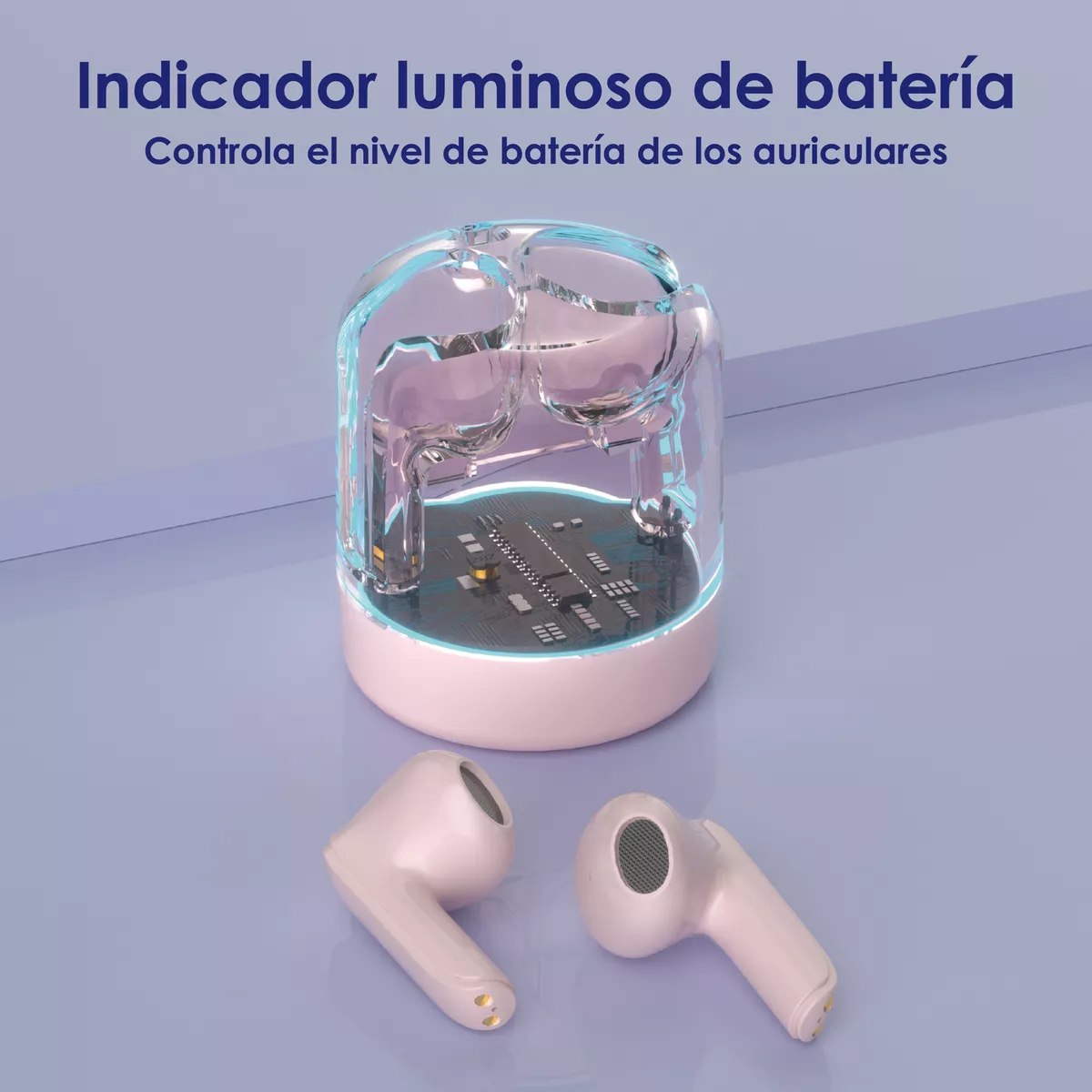 Foto 5 | Audífonos Inalámbricos Belug A13 Bluetooth 5.3 Rgb Rosas