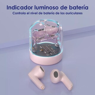Foto 5 | Audífonos Inalámbricos Belug A13 Bluetooth 5.3 Rgb Rosas
