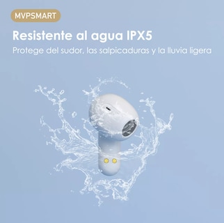Foto 4 | Manos Libres Inalámbricos 5.3 Belug Bluetooth Blancos
