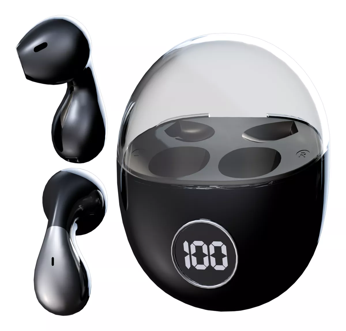 Foto 2 pulgar | Audífonos In-ear Inalámbricos Belug R85 Bluetooth 5.3 Negros