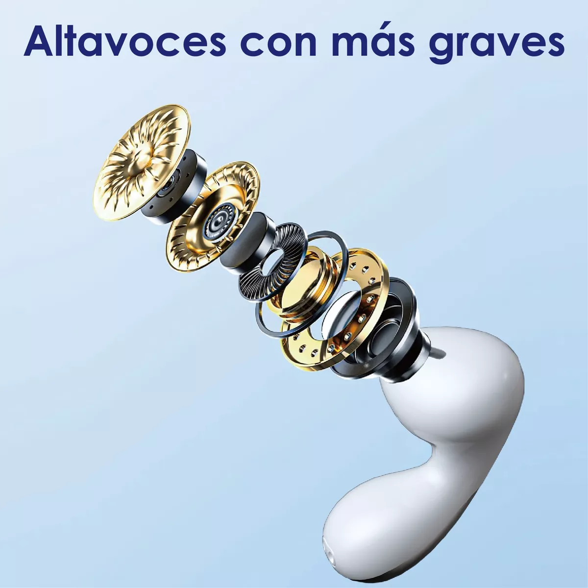Foto 6 pulgar | Audífonos In-ear Inalámbricos Belug R85 Bluetooth 5.3 Blancos