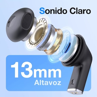 Foto 5 | Audífonos Inalámbricos 1hora In-ear Negros