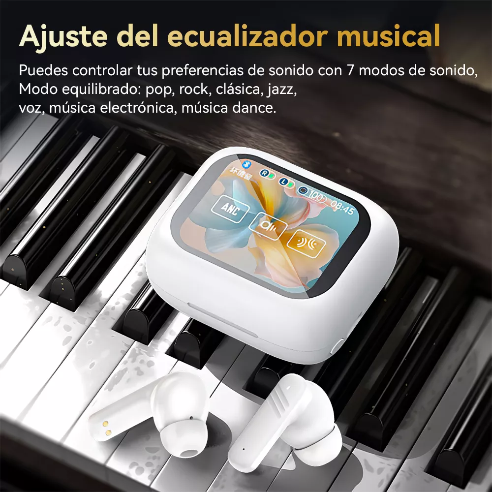 Foto 3 pulgar | Audífonos True Wireless Belug con Estuche de Pantalla