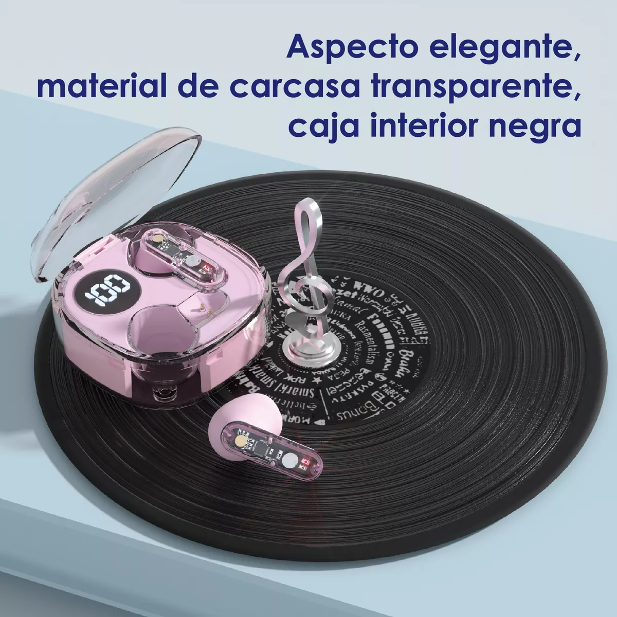 Foto 3 pulgar | Audífonos In-ear Bluetooth Belug Rosa