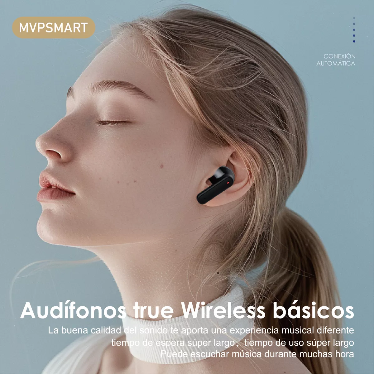 Foto 6 pulgar | Audífonos Bluetooth 5.3 Belug Negros