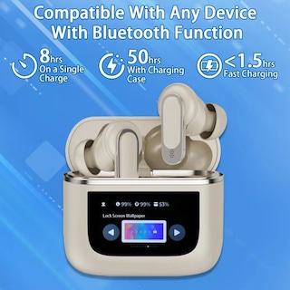 Foto 5 | Audífonos True Wireless Lab.G con Pantalla