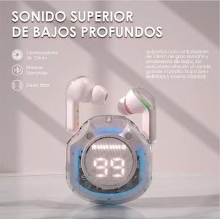Foto 3 | Audífonos Bluetooth con Luz Rgb Lab.G Rosas