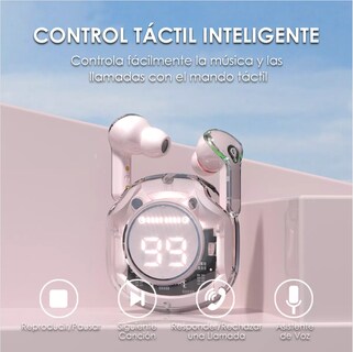Foto 4 | Audífonos Bluetooth con Luz Rgb Lab.G Rosas