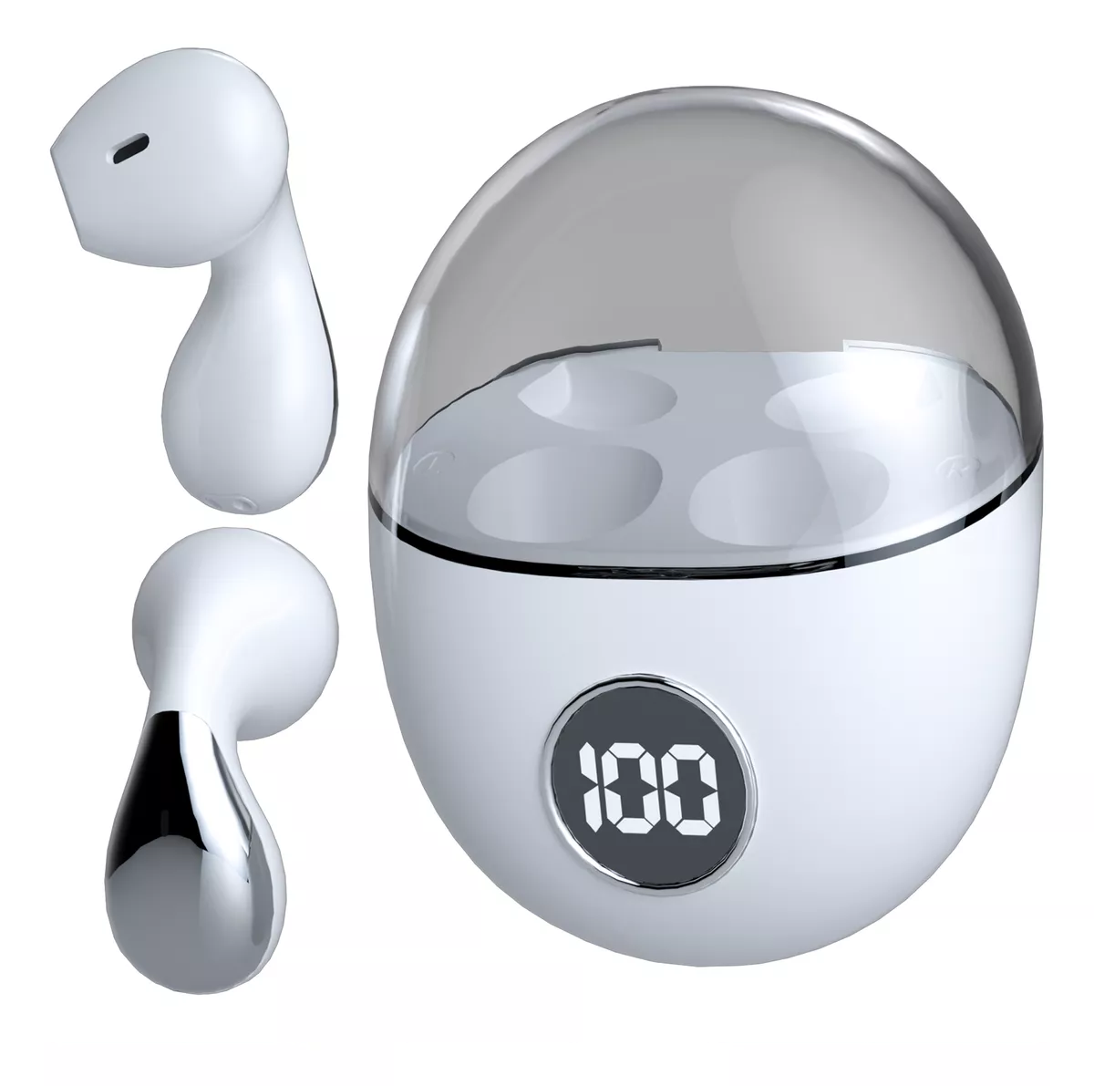 Foto 1 | Audífonos In-ear Inalámbricos Lab.G R85 Bluetooth 5.3 Blancos